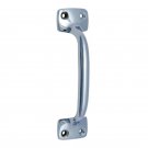 ""Quartus"" Brass Door Pull -  Polished Chrome