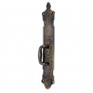""Zuzims"" Antique Brass Door Pull -  Antique Brass