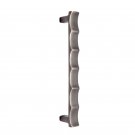 180mm ""Haahashtari"" Brass Door Pull -  Antique Brushed Nickel