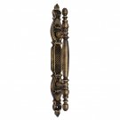 311mm ""Chedorlaomer"" Antique Brass Door Pull with Back Plate - Antique Brass