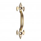 96mm ""Cana"" Brass Door Pull - Antique Brass