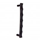 180mm ""Haahashtari"" Silicon Bronze Door Pull - Distressed Silicon Bronze Medium Patina