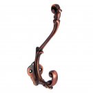 ""Bozez"" Brass Hat & Coat Hook -  Antique Copper