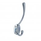 ""Cain"" Brass Hat & Coat Hook - Polished Chrome