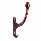 ""David"" Brass Hat & Coat Hook -  Antique Copper