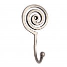 ""Iconium"" Brass Hat & Coat Hook - Antique Brushed Nickel