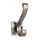 ""Jothath"" Brass Hat & Coat Hook - Antique Brushed Nickel