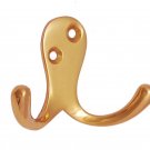""Judah"" Brass Hat & Coat Hook - Polish Lacquered
