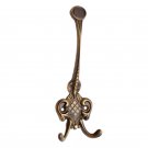 ""Kehelahath"" Brass Hat & Coat Hook - Antique Brass