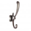 ""Lahairoi"" Brass Hat & Coat Hook - Antique Brushed Nickel