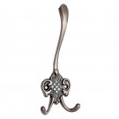 ""Lasea"" Brass Hat & Coat Hook - Antique Brushed Nickel