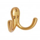 ""Priscilla"" Brass Hat & Coat Hook - Polish Lacquered