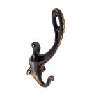 ""Seth"" Brass Hat & Coat Hook - Antique Brass