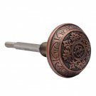 ""Abdeel"" Decorative Brass Door Knob - Antique Copper
