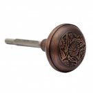 ""Eden"" Brass Door Knob - Antique Copper