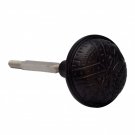 ""Immer"" Silicon Bronze Door Knob -  Distressed Silicon Bronze Medium Patina