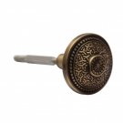 ""Kabmiel"" Decorative Brass Door Knob - Antique Copper