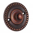 Dotted Bell Push - Antique Copper