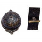 ""Belshazzar"" Brass Manual Old Fashioned Door Bell - Antique Brass
