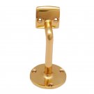 Long Brass Handrail Bracket - Polish Lacquered