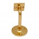 Medium Brass Handrail Bracket -  Polish Lacquered