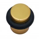 Round Brass Door Stopper -  Polish Lacquered