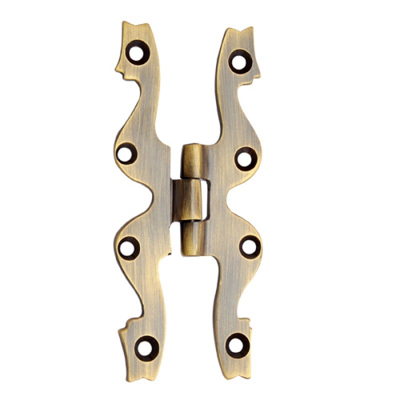 Butterfly Brass Hinge - Antique Brass