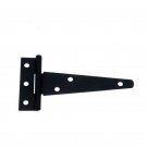 122mm x 65mm Iron T-Hinge - Black Powdercoated