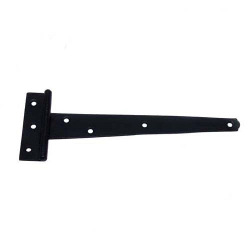 223mm x 81mm Iron T-Hinge - Black Powdercoated