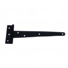 223mm x 81mm Iron T-Hinge - Black Powdercoated
