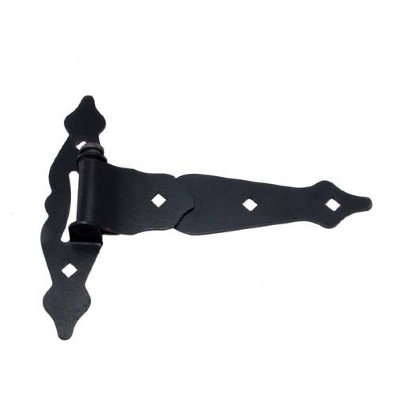 235mm x 200mm Iron Hinge - Black Powdercoated