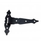 235mm x 200mm Iron Hinge - Black Powdercoated