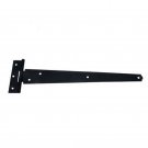 272mm x 80mm Iron T-Hinge - Black Powdercoated