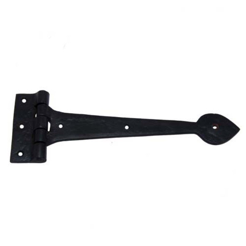 305mm x 105mm Iron Hinge - Black Powdercoated