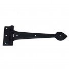 305mm x 105mm Iron Hinge - Black Powdercoated