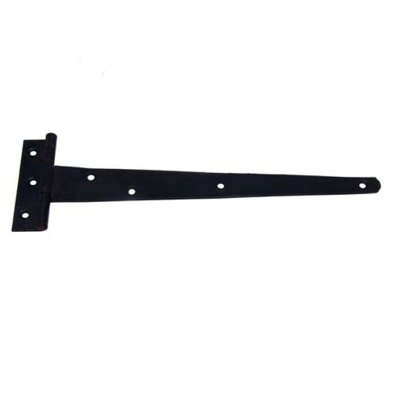 330mm x 94mm Iron T-Hinge - Black Powdercoated