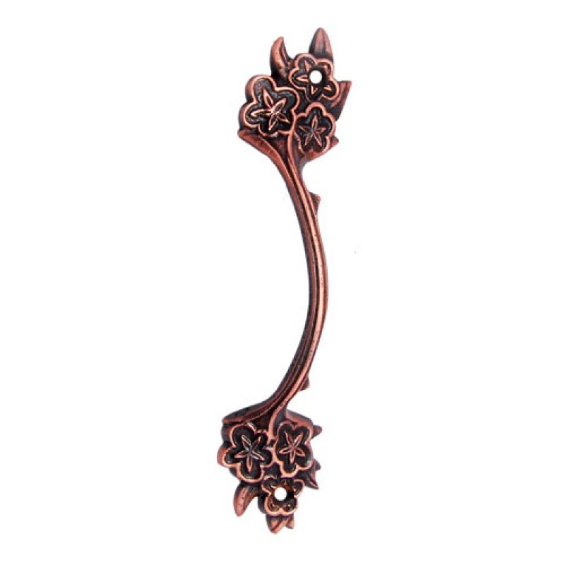 ""Meribbaal"" Decorative Brass Cabinet Pull -  Antique Copper