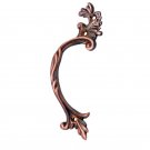 ""Nod"" Decorative Brass Cabinet Pull - Antique Copper