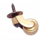 Open Brass Castor - Polish Lacquered