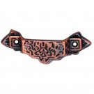 ""Assos"" Decorative Brass Drawer Pull - Antique Copper