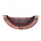 ""Azmon"" Decorative Brass Drawer Pull - Antique Copper