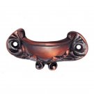 ""Bukkiah"" Decorative Brass Drawer Pull -  Antique Copper