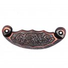 ""Guni"" Decorative Brass Drawer Pull - Antique Copper