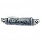 ""Jeezer"" Antique Brass Drawer Pull - Antique Brushed Nickel