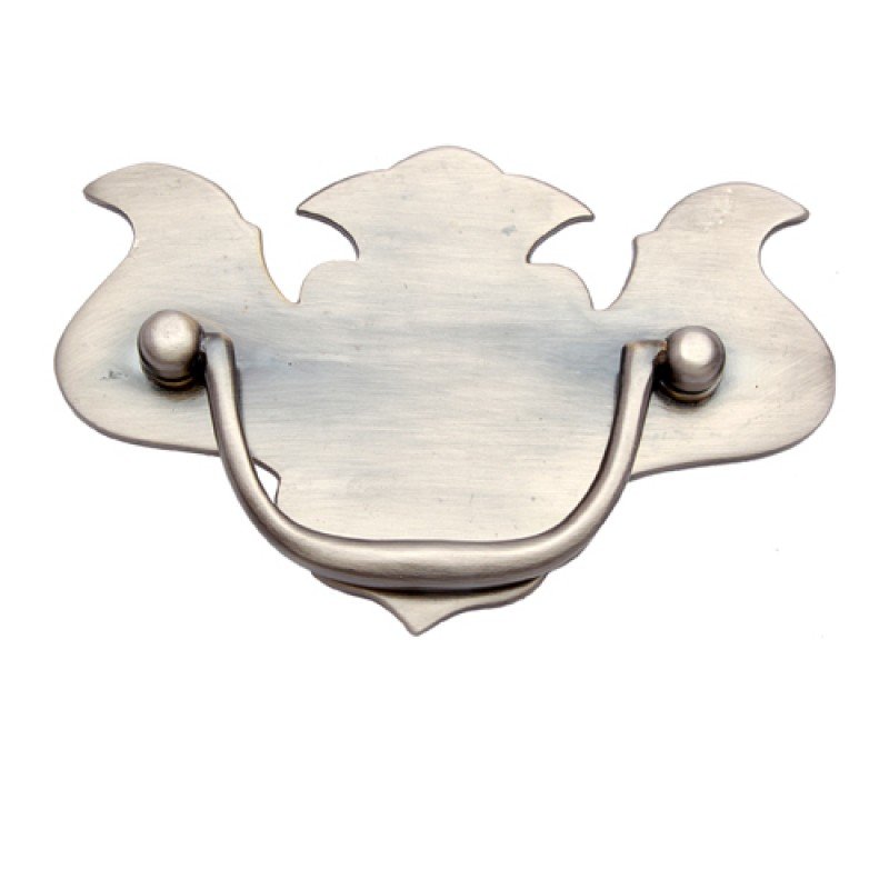 ""Chebar"" Brass Drop Pull - Antique Brushed Nickel