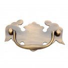 ""Chilion"" Antique Brass Drop Pull -  Antique Brass