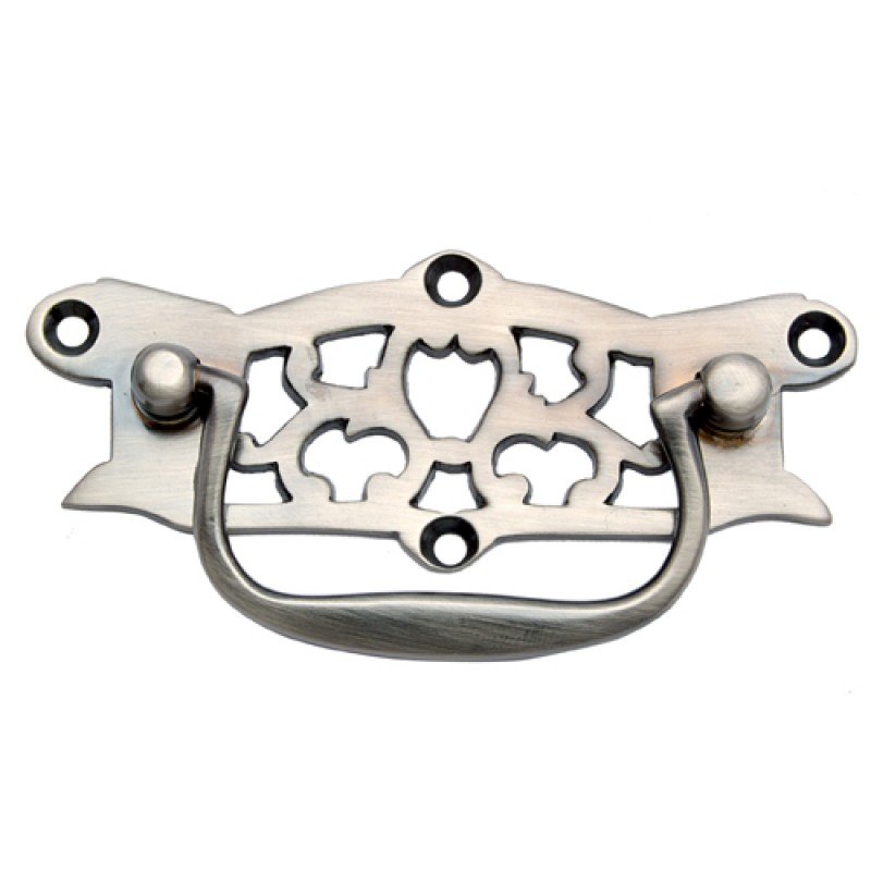 ""Felix"" Brass Drop Pull - Antique Brushed Nickel