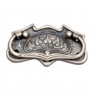 ""Gerizims"" Brass Decorative Drop Pull - Antique Brushed Nickel
