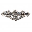 ""Gozan"" Brass Decorative Drop Pull - Antique Brushed Nickel