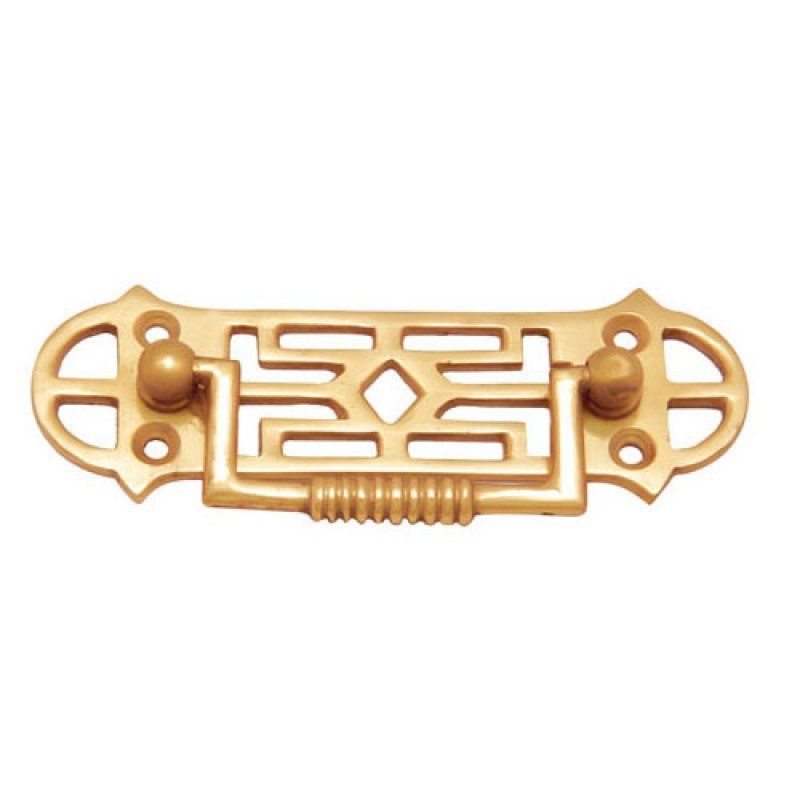 ""Rakkath"" Brass Drop Pull - Polish Lacquered